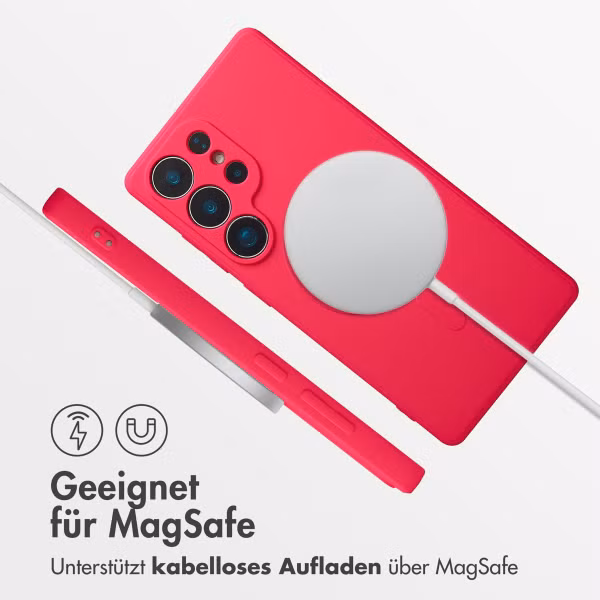 imoshion Color Back Cover mit MagSafe Samsung Galaxy S25 Ultra - Neon Pink
