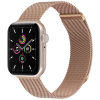 imoshion Mailändische Magnetarmband für die Apple Watch Series 1 bis 10 / SE / Ultra (2) (44/45/46/49 mm) - Größe S - Rose Gold