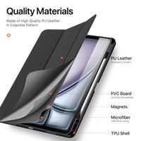 Dux Ducis Domo Klapphülle für das iPad Air 13 Zoll (2025) M3 / (2024) M2 - Schwarz