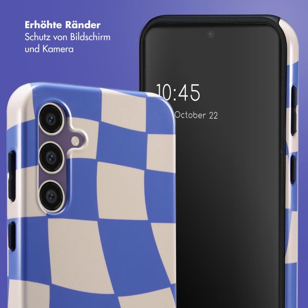 Selencia Vivid Back Cover Samsung Galaxy S23 FE - Groovy Sapphire Blue