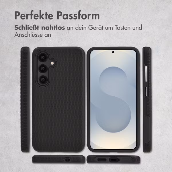 Accezz Tough Back Cover mit MagSafe Samsung Galaxy S25 - Schwarz