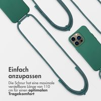 imoshion Color Backcover mit abnehmbarem Handykette und MagSafe Apple iPhone 13 Pro - Dunkelgrün