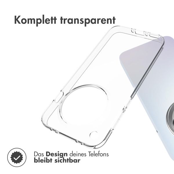 Accezz TPU Clear Cover für das Oppo Find X8 Pro - Transparent