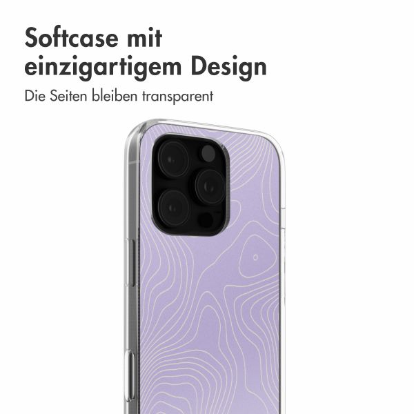 imoshion Design Hülle iPhone 16 Pro - Topo Lilac