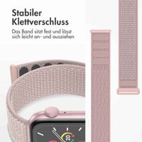 imoshion Nylon-Armband⁺ für die Apple Watch Series 1 bis 9 / SE (38/40/41 mm) | Series 10 (42 mm) - Light Pink