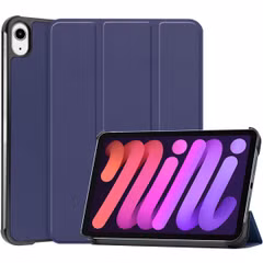 imoshion Trifold Klapphülle Apple iPad Mini 7 (2024) / iPad Mini 6 (2021) - Dunkelblau