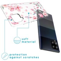 imoshion Design Hülle Samsung Galaxy A42 - Blume - Rosa