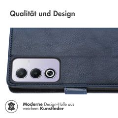 imoshion Luxuriöse Klapphülle Oppo A80 5G - Dunkelblau