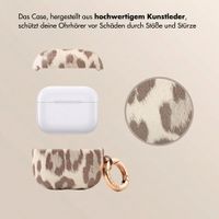 Selencia Sabi Hülle Panthermuster  Apple Airpods 3 - Soft Ivory