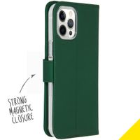 Accezz Wallet TPU Klapphülle für das iPhone 12 Pro Max - Grün