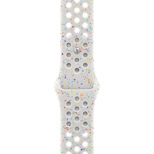 Apple Nike Sport Armband für das  Apple Watch Series 1 t/m 11 / SE / Ultra (44/45/46/49 mm) - Größe S/M - Pure Platinum