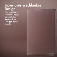 Accezz Classic Klapphülle Apple iPad Air 11 Zoll (2025) M3 / (2024) M2 / Air 5 (2022) / Air 4 (2020) - Braun
