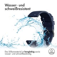 imoshion Silikonarmband für das Samsung Galaxy Watch 7 40/44 mm - Dunkelblau