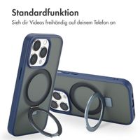 Accezz Ring Stand Backcover mit MagSafe iPhone 14 Pro Max - Blau
