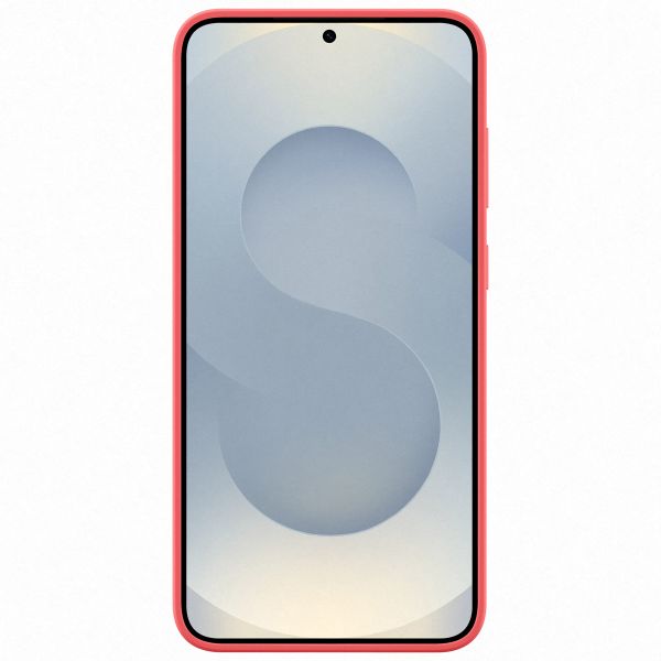 Samsung Original Silikon Cover für das Samsung Galaxy S25 Plus - Rot