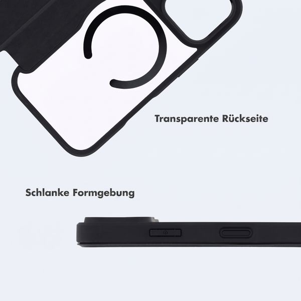 imoshion Transparente Bookcase mit MagSafe Apple iPhone 18 Pro / 17 Pro - Schwarz