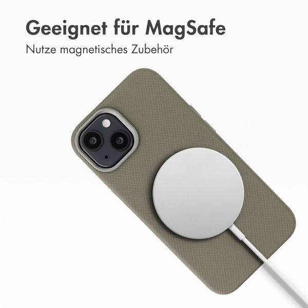 Accezz Mesh Backcover mit MagSafe Apple iPhone 15 - Dunkelgrau