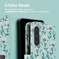 imoshion Design Klapphülle Samsung Galaxy A26 - Blue Flowers