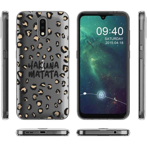 imoshion Design Hülle Nokia 2.3 - Leopard - Braun / Schwarz