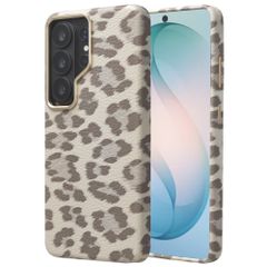 Selencia Sabi Backcover Leopardenmuster mit MagSafe Samsung Galaxy S26 Ultra - Soft Ivory