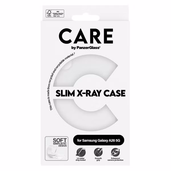 CARE by PanzerGlass Fashion Backcover XR Samsung Galaxy A26 - Transparent
