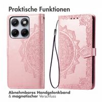 imoshion Mandala Klapphülle Motorola Edge 70 Fusion - Rose Gold