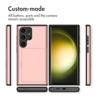 imoshion Backcover mit Kartenfach Samsung Galaxy S24 Ultra - Rosé gold