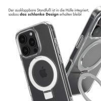 Accezz Ring Stand Backcover mit MagSafe für das Apple iPhone 16 Pro - Transparent