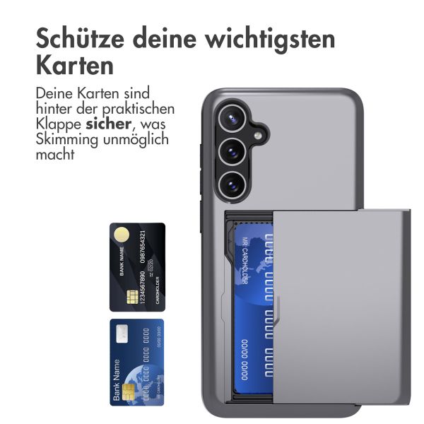 imoshion Backcover mit Kartenfach Samsung Galaxy A55 - Grau
