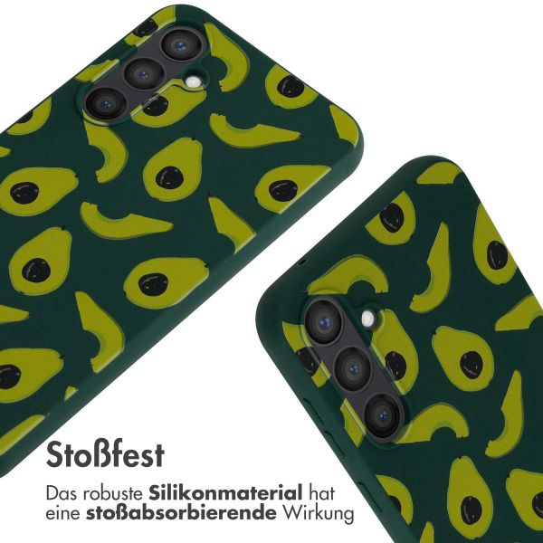 imoshion Silikonhülle design mit Band für das Samsung Galaxy S23 FE - Avocado Green