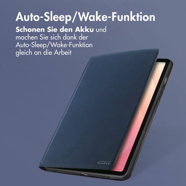 Accezz Classic Klapphülle Samsung Galaxy Tab S11 Ultra - Dunkelblau