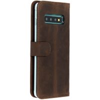 Valenta Klapphülle Classic Luxe Braun für das Samsung Galaxy S10 Plus