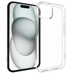 Accezz TPU Clear Backcover für das iPhone 15 - Transparent