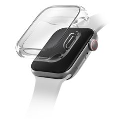 Uniq Garde Hybrid Watch Hülle mit Displayschutz für die Apple Watch 7-9 - 45 mm - Dove (Clear)