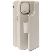 Decoded 2 in 1 Leather Klapphülle für das Apple iPhone 15 - Clay