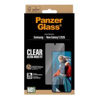 PanzerGlass Ultra-Wide Fit Antibakterieller Displayschutz mit Applikator Samsung Galaxy S26