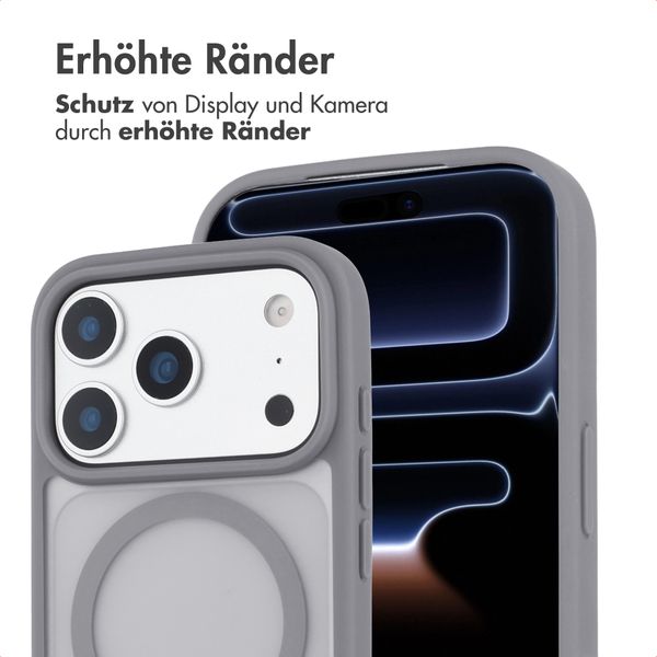 imoshion Color Guard Back Cover mit MagSafe Apple iPhone 17 Pro - Grau