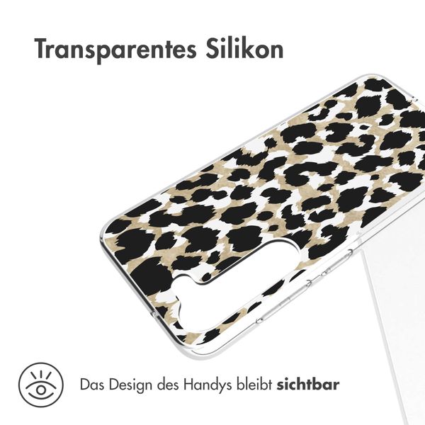 imoshion Design Hülle für das Samsung Galaxy S23 - Leopard / Schwarz