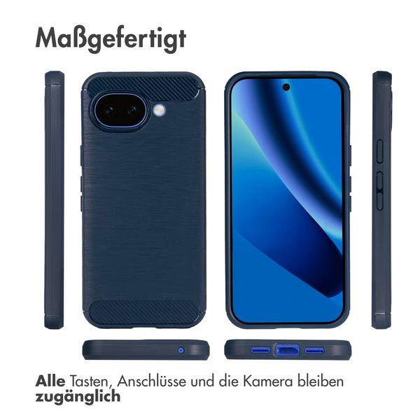 imoshion Brushed Back Cover Google Pixel 10a - Dunkelblau
