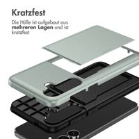 imoshion Backcover mit Kartenfach Samsung Galaxy S26 FE - Dunkelgrün
