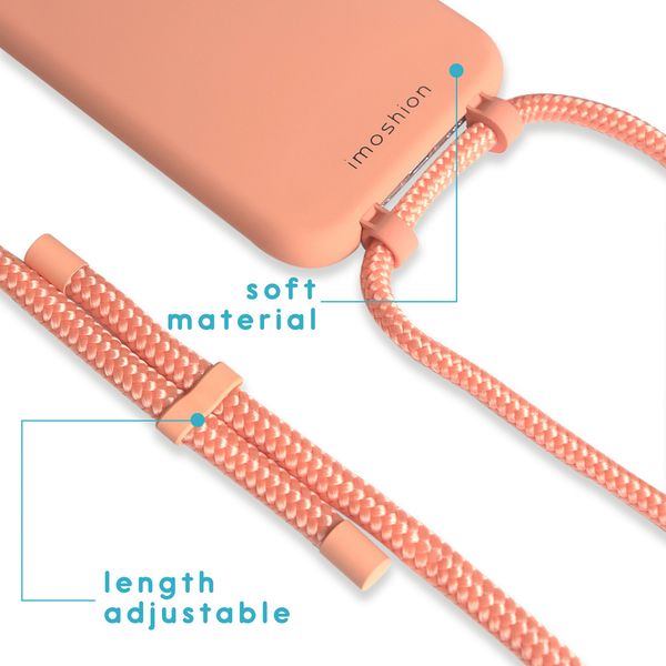 imoshion Color Backcover mit abtrennbarem Band Apple iPhone X / Xs - Peach