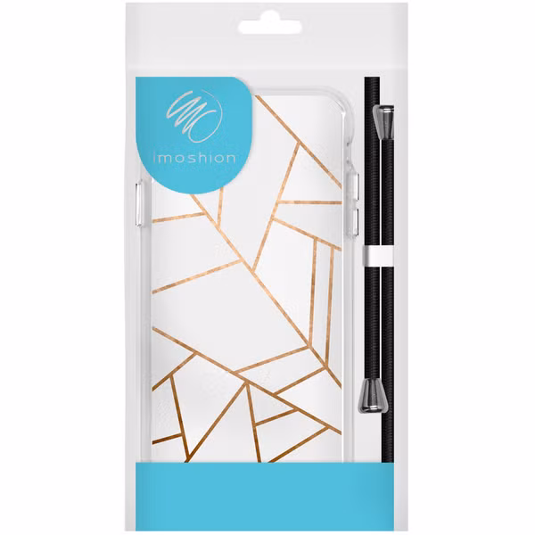 imoshion Design Hülle mit Band für das Samsung Galaxy A50 - White Graphic