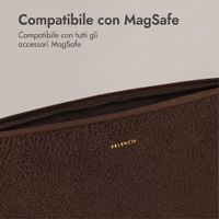 Selencia Teddy Laptop Hülle 13-14 Zoll - Laptop Sleeve - Choco Brown