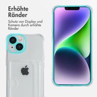 imoshion Soft Case Back Cover mit Kartenhalter für das Apple iPhone 14 - Transparent