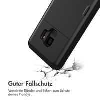 imoshion Backcover mit Kartenfach für das Samsung Galaxy S9 - Schwarz