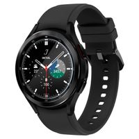 Spigen EZ FIT Glas.tR Displayschutzfolie mit Applikator für die Samsung Galaxy Watch 4 Classic - 42 mm - Transparent