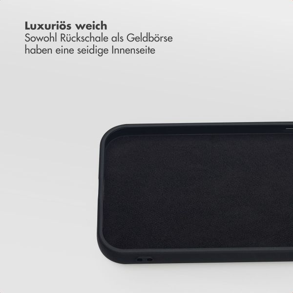 Selencia Olyn Abnehmbare Bookcase mit MagSafe Apple iPhone 15 - Schwarz