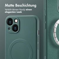 imoshion Color Back Cover mit MagSafe Apple iPhone 13 - Dunkelgrün