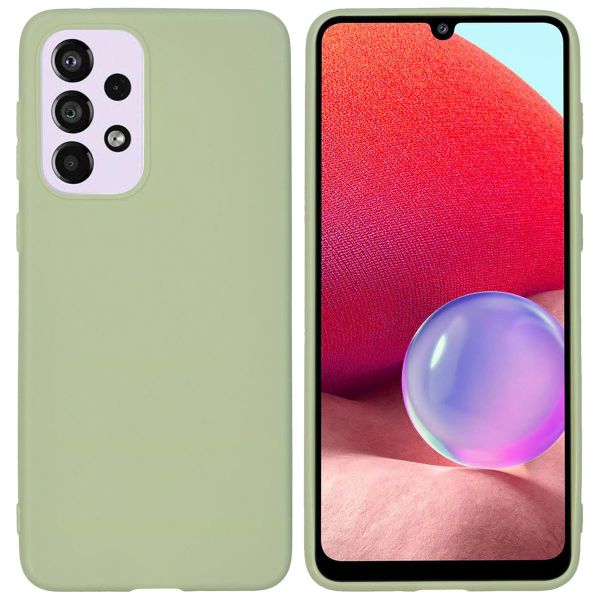 imoshion Color TPU Hülle für das Samsung Galaxy A33 - Olive Green