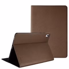 Selencia Riva Klapphülle Samsung Galaxy Tab S11 - Mocha Brown